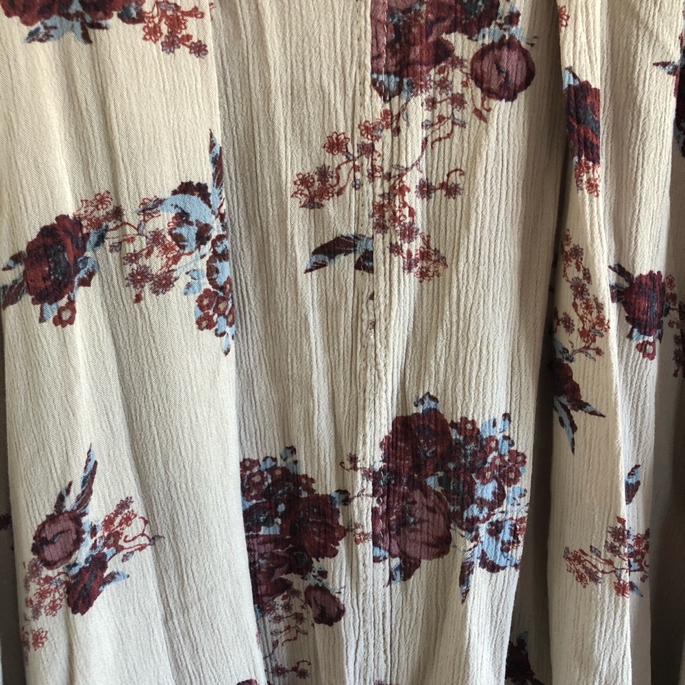 Free People Tree Swing Floral Tunic Dress … - Picture 3 of 8